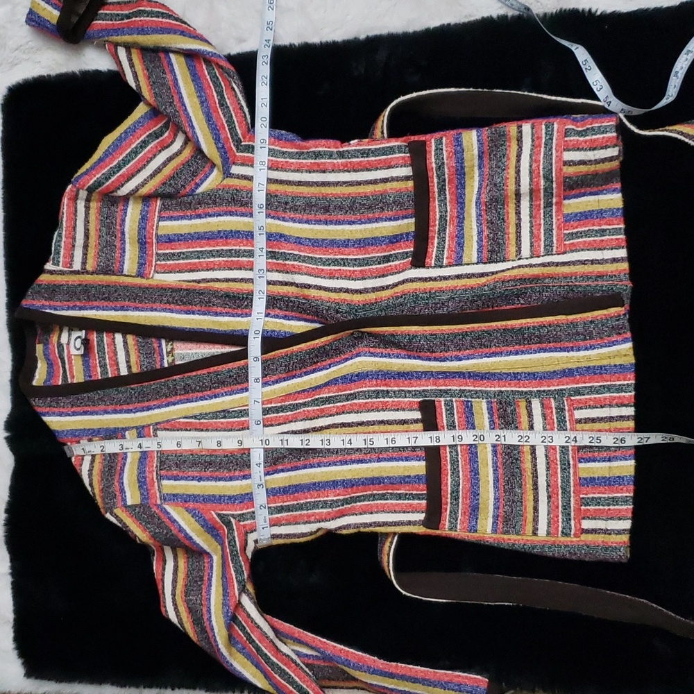 Anthropologie Akemi + Kin Striped Cardigan Jacket Size M - Picture 13 of 13